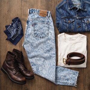 VTG 80s Levi’s 706 Student Fit Acid Wash Jeans 30W 30L • Rare USA Made